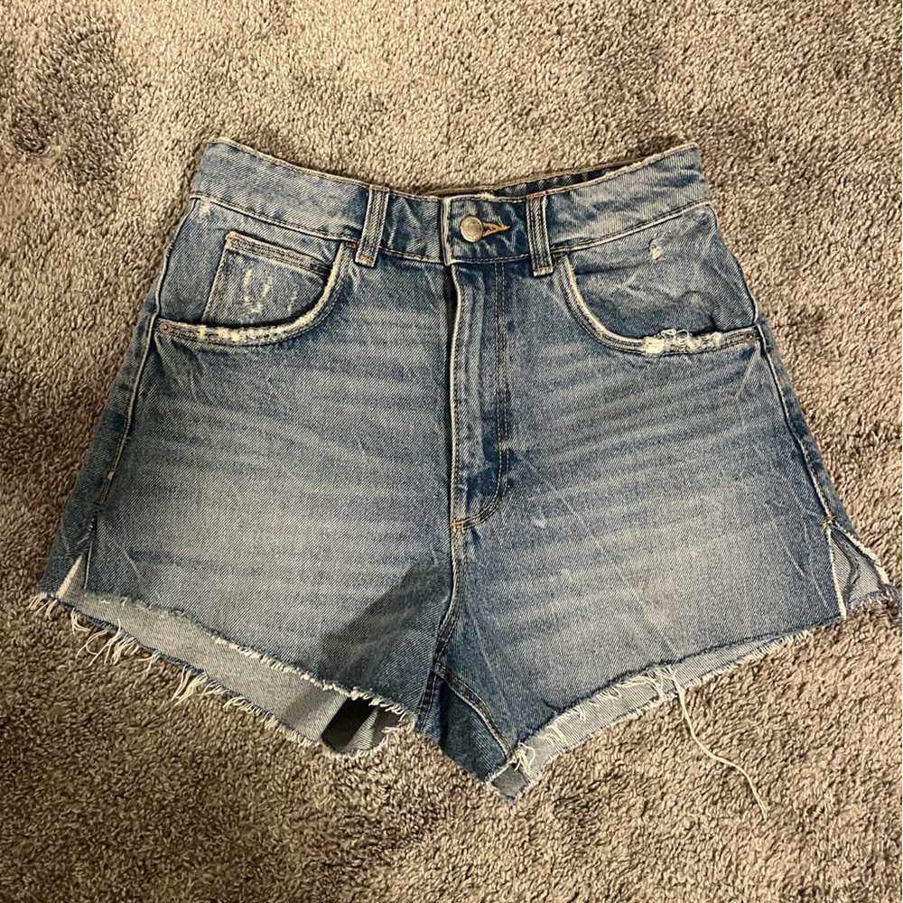 Zara Blue Jean Shorts